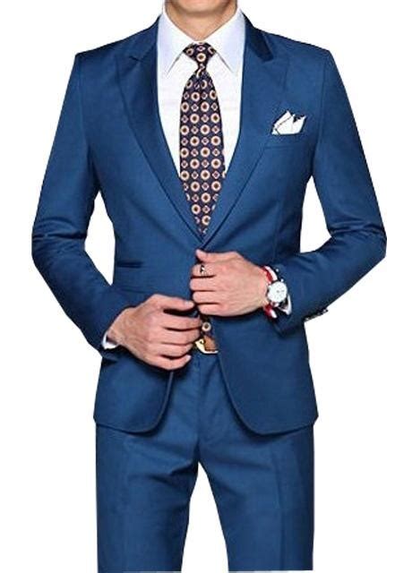 Peaked Lapel One Button2Pieces JacketPantTie Fashion Terno Masculino