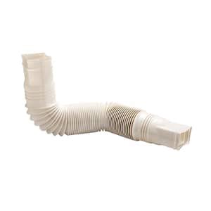 Amerimax Home Products Flex A Spout In White Vinyl Downspout