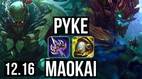 PYKE Aphelios Vs MAOKAI Sivir SUP 7 0 7 66 Winrate Godlike