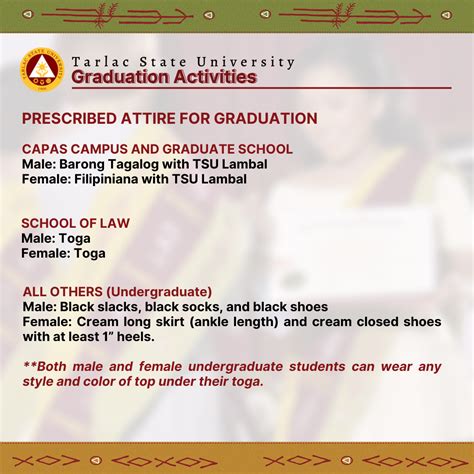 33rd Commencement Exercises Activities Tarlac State University