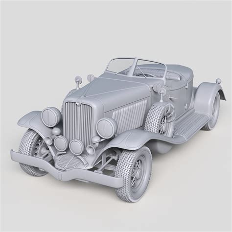 Stl File Auburn 8 98 Boattail Speedster 1931 🚗・3d Printable Model To Download・cults