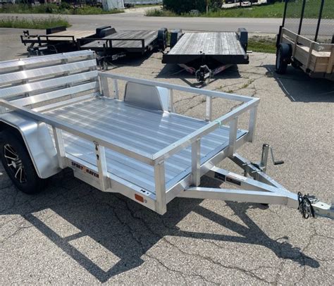 5 X 8 Sport Haven Deluxe Utility Trailer W Bi Fold Ramp Bay