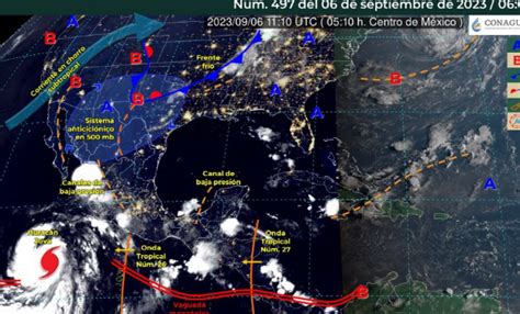 Se Esperan Lluvias Intensas En Guerrero Oaxaca Chiapas Y Veracruz