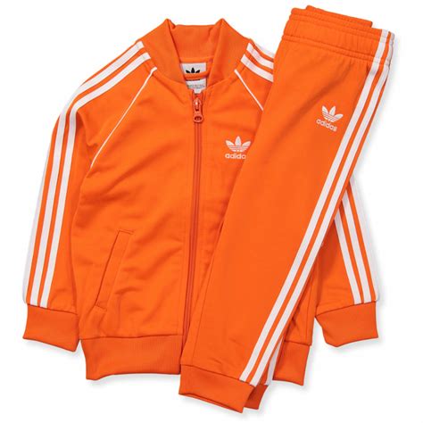 Adidas Originals Orange Tracksuit Orange Orange