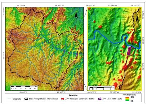 Areas De Preservacao Permanente - -Comparação entre as áreas de preservação permanente identificadas ...