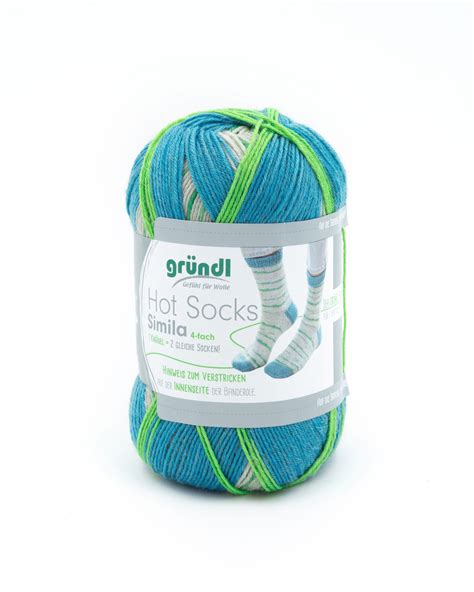 Gründl Hot socks Simila fach g Sockenwolle Croggle Atelier