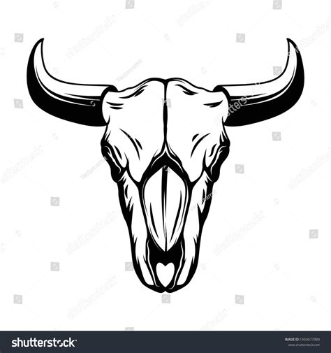 3 547 Buffalo Skull Tattoo Images Stock Photos Vectors Shutterstock