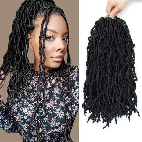 Faux Locs 14 Inch Soft Locs Crochet Hair 6 Packs Short Crochet Faux