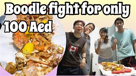 Boodle Fight For Dirhams Seafoods In Cajun Butter Sauce