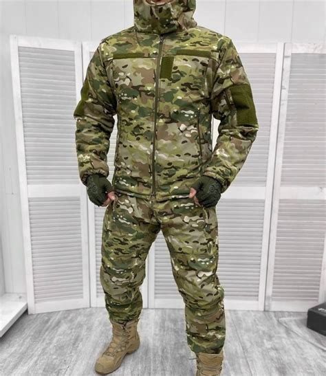 Армейский зимний водонепроницаемый костюм Softshell (куртка и штаны) на ...