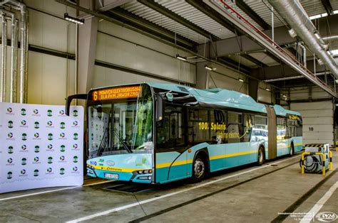 Solaris Jaworzno verstärkt seine E Bus Flotte mit sechs Urbino 18