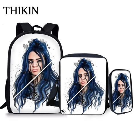 US $30.33 Billie Eilish 3 Backpacks