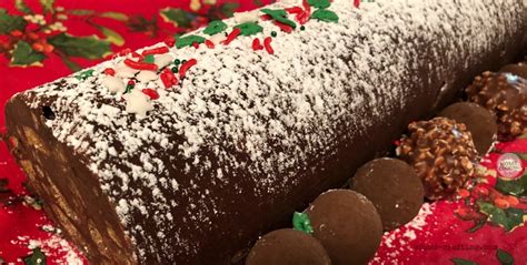 Easy Christmas Yule Log Recipe | De's Home Style Food Crafting