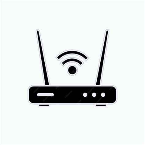 Premium Vector Router Icon Wireless Internet Connection Symbol Vector