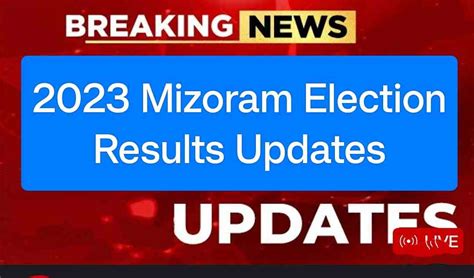 2023 Mizoram Election Results Updates