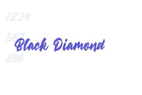 Black Diamond - Font Free Download