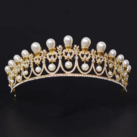 Kmvexo Silver Color Large Vintage Crystal Bridal Tiaras Crowns