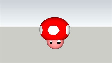 mario mushroom 3d model