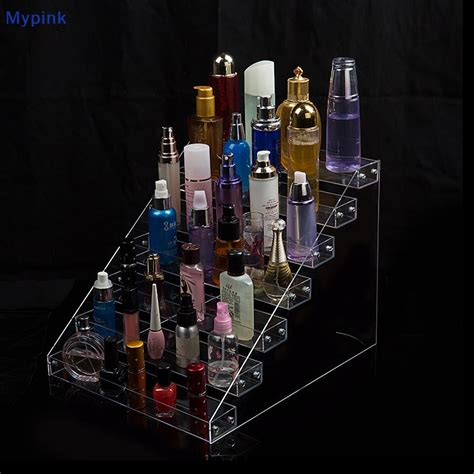 Mypink 2 3 4 5 6 7 Tiers Acrylic Nail Polish Stand Display Rack Holder