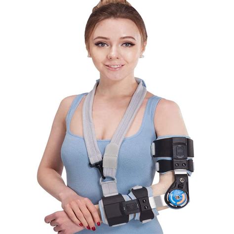 Buy Nachen Elbow Arm Sling Hinged Brace With Sling Adjustable Post Op