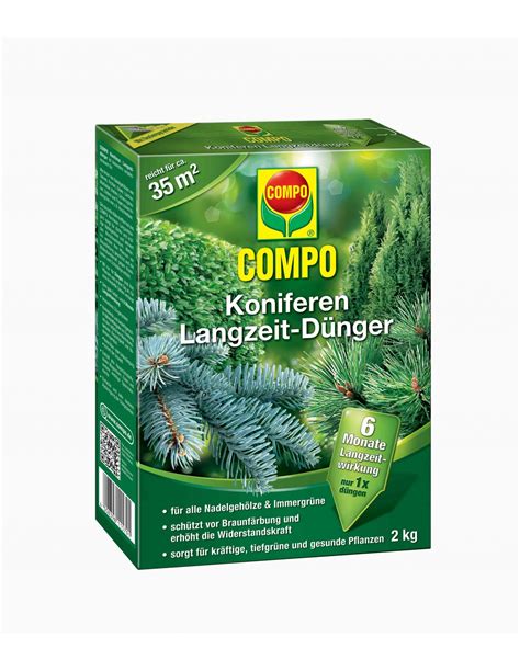 Твердое удобрение Compo (Компо) для хвойных, 2 кг