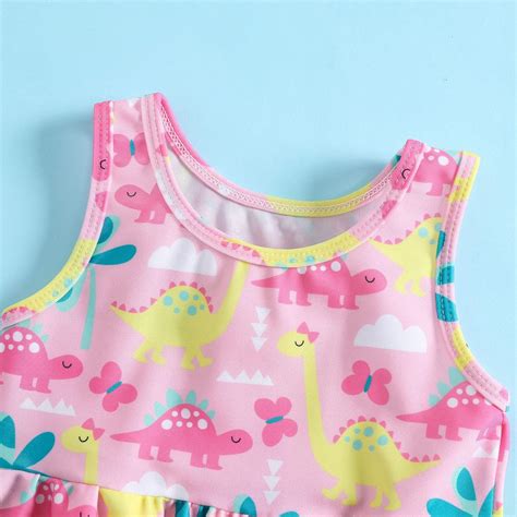 Bikini para niña grande para niños y niñas pequeñas primavera verano dibujos animados floral