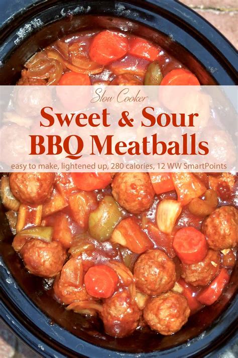 Easy Slow Cooker Sweet Sour Bbq Meatballs Simple Nourished Living