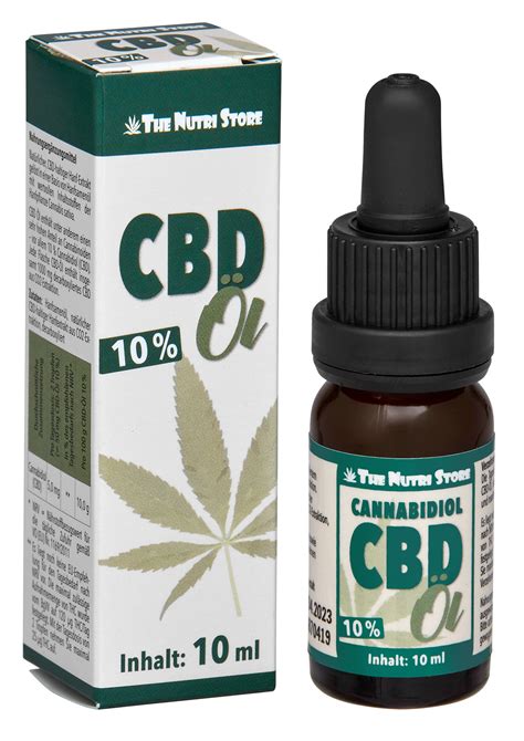 CBD Öl 10 10 ml Nahrungsergänzungsmittel CBD Cannabidiol Cannabis