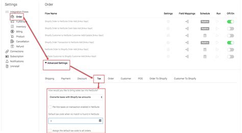 Manage Shopify order sales tax in NetSuite – Celigo Help Center