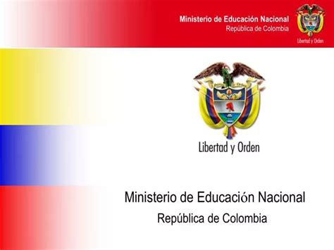 PPT Ministerio de Educaci ó n Nacional PowerPoint Presentation free