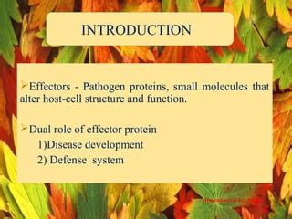 effector proteins  disease development  resistance