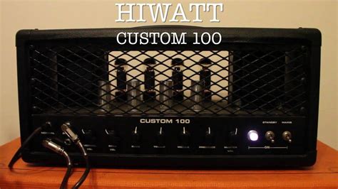 Hiwatt Dr103 Custom 100 Head Handmade Boutique Amp Demo Youtube