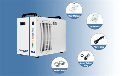 S&A Genuine CW-5000 Series (CW-5000DG/TG) Industrial Water Chiller Coo ...