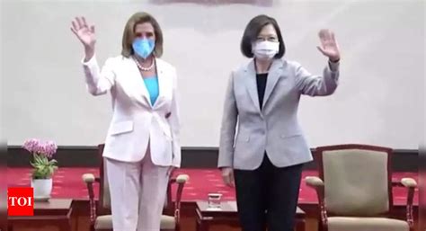 Nancy Pelosi Taiwan Visit Taiwan Will Not Back Down In Face Of