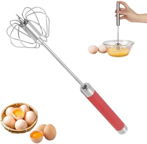 YidaZ Stainless Steel Semi Automatic Whisk 2024 Upgraded Hand Push