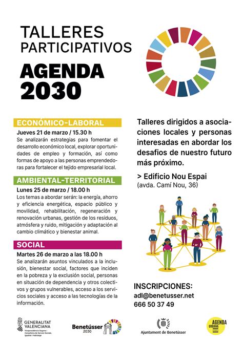 Talleres participativos Agenda 2030 Ajuntament de Benetússer