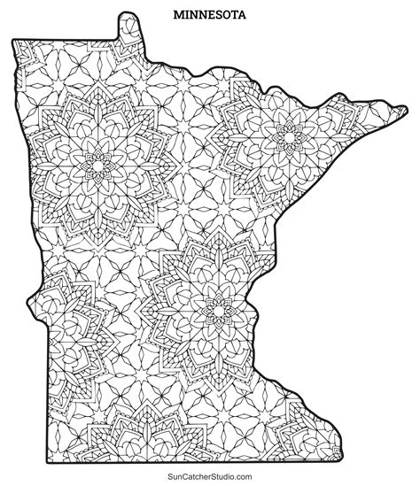 Mn State Symbols Coloring Pages [2025]