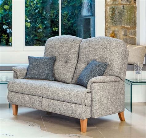 Sherborne Lincoln Classic Fixed Fabric Fireside 2 Seater Settee