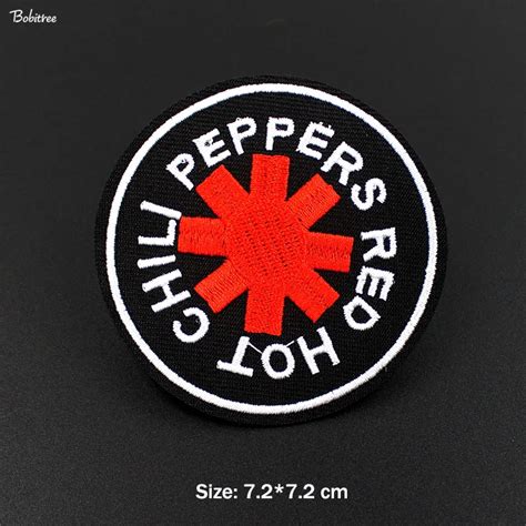 Red Hot Chili Peppers Band Badge Patches Hot Iron Mending Clothes Designs Jacket Jeans