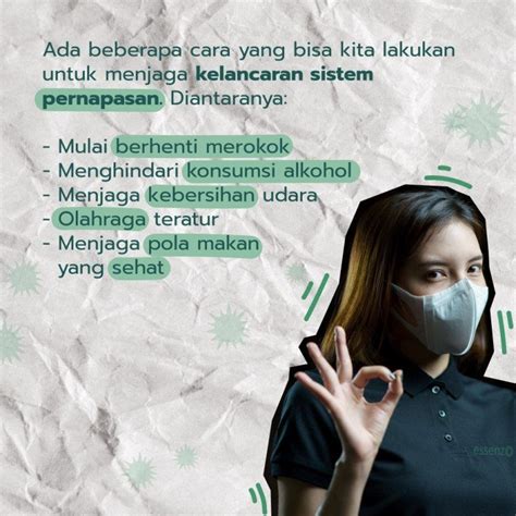 Poster Tentang Upaya Dalam Menjaga Kesehatan Sistem Pernapasan Pada