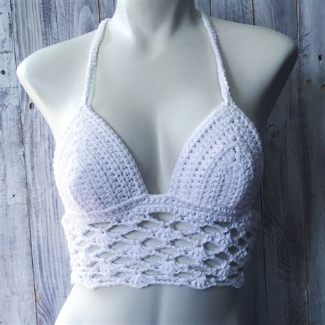 Crochet Halter Top Pattern Crochet Pattern Crochet Bikini Etsy