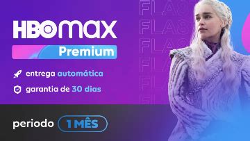 HBO MAX ENVIO IMEDIATO 30 DIAS Assinaturas E Premium GGMAX