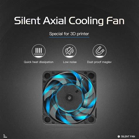 4010 Fan 24v 0 1a Brushless Cooling Fan Creality 3d Printer Oil Bearing