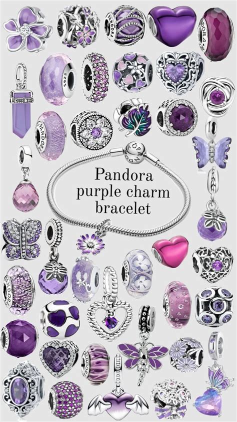 Check Out Lush Lifestyle S Shuffles Pandora Purple Charm Bracelet