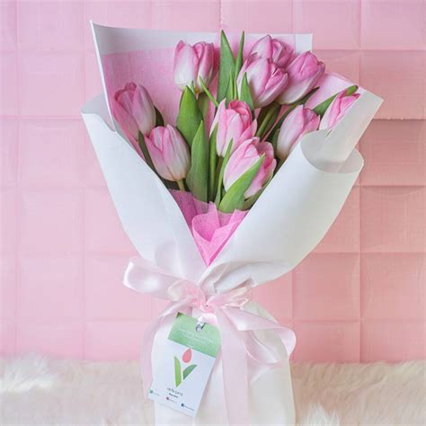 PINK LOVE Tulip Bouquet | Florist KL | PJ Florist | Heva Gifts – Heva ...