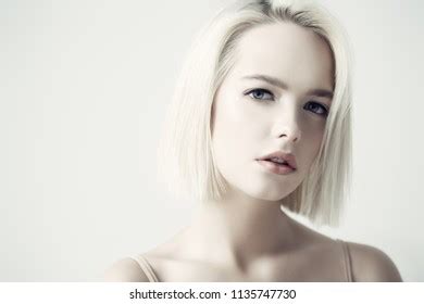 Closeup Portrait Beautiful Blonde Woman Nude Stock Photo Shutterstock