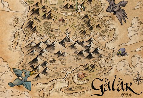 Galar Map On Behance