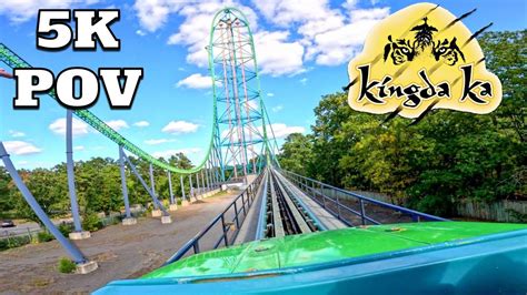 Kingda Ka Front Row POV 5K Six Flags Great Adventure 2022 YouTube