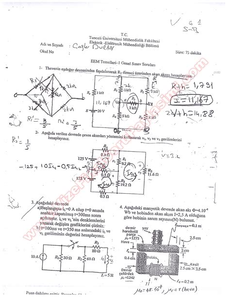 EEM Temelleri 1 Final Soruları 2011 Vize ve Final Soruları Paylaşım