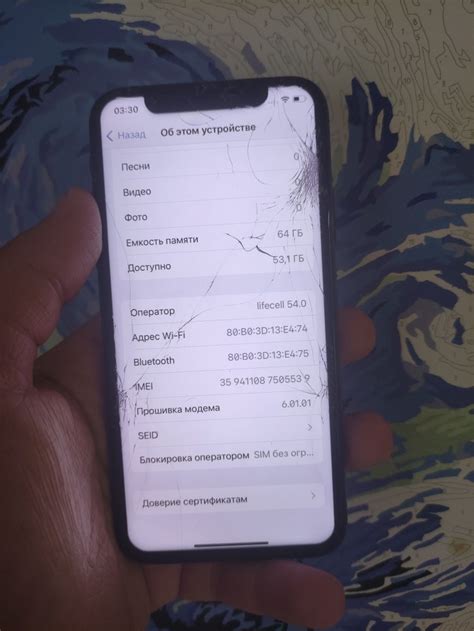 Смартфон Apple iPhone X 64gb NFC neverlock (епл айфон 10) битий тач: 4 ...